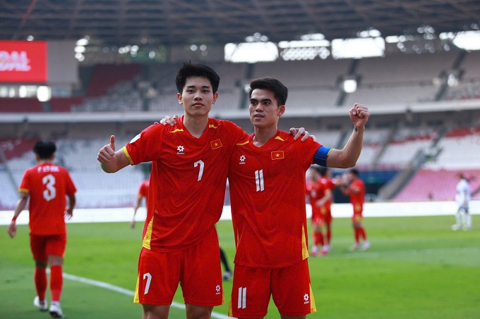 U23 Việt Nam đã lần thứ ba liên tiếp vào chung kết. Ảnh: Anh Khoa 