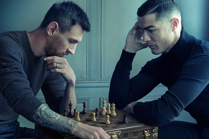 Messi và Ronaldo từng gây bão với tấm ảnh này
