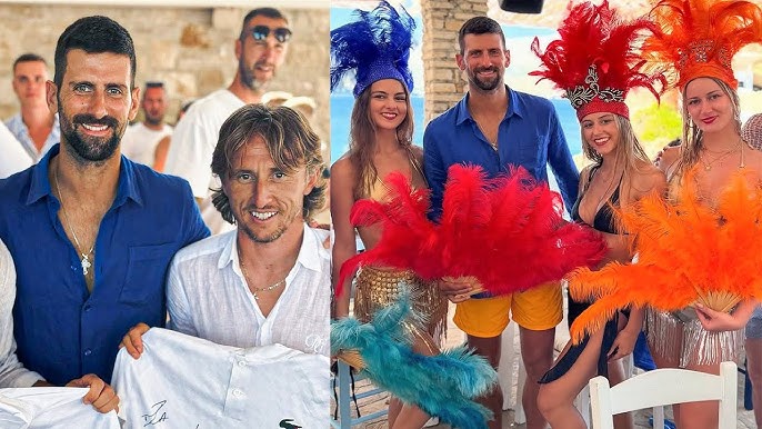 Modric có chuyến nghỉ Hè cùng Novak Djokovic