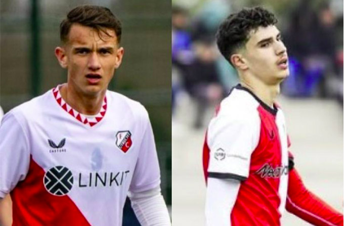 Jessey Sneijder ở Utrecht và Shaqueel Van Persie tại Feyenoord