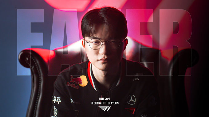 Faker ở lại T1 đến năm 2029