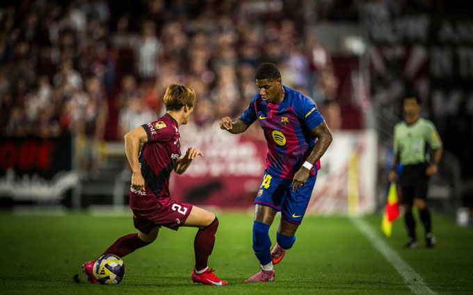 Rashford đã chơi tương đối tốt ở trận ra mắt Barca