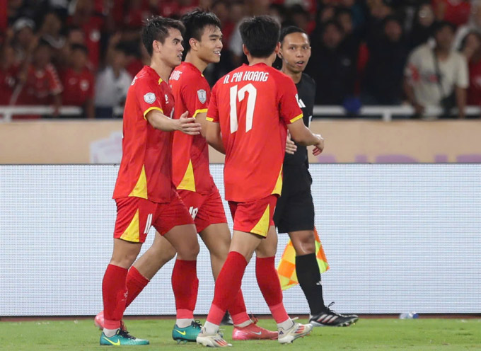 Công Phương ghi bàn thắng duy nhất cho U23 Việt Nam