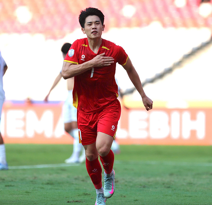 Đình Bắc sẽ lĩnh xướng hàng công của U23 Việt Nam - Ảnh: Anh Khoa 