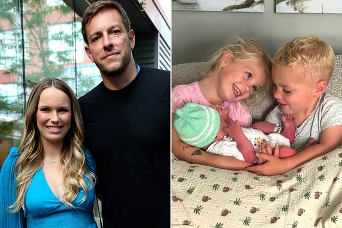 Wozniacki thông báo hạ sinh con thứ 3 cùng chồng là David Lee