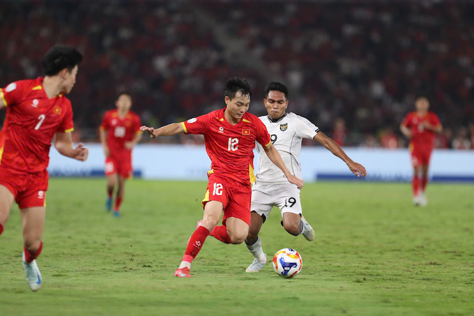 U23 Việt Nam thắng U23 Indonesia ngay trên sân của đối thủ. Ảnh: Anh Khoa 