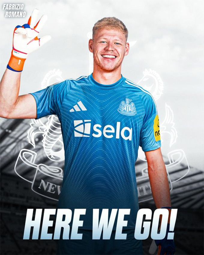 Aaron Ramsdale gia nhập Newcastle theo dạng cho mượn
