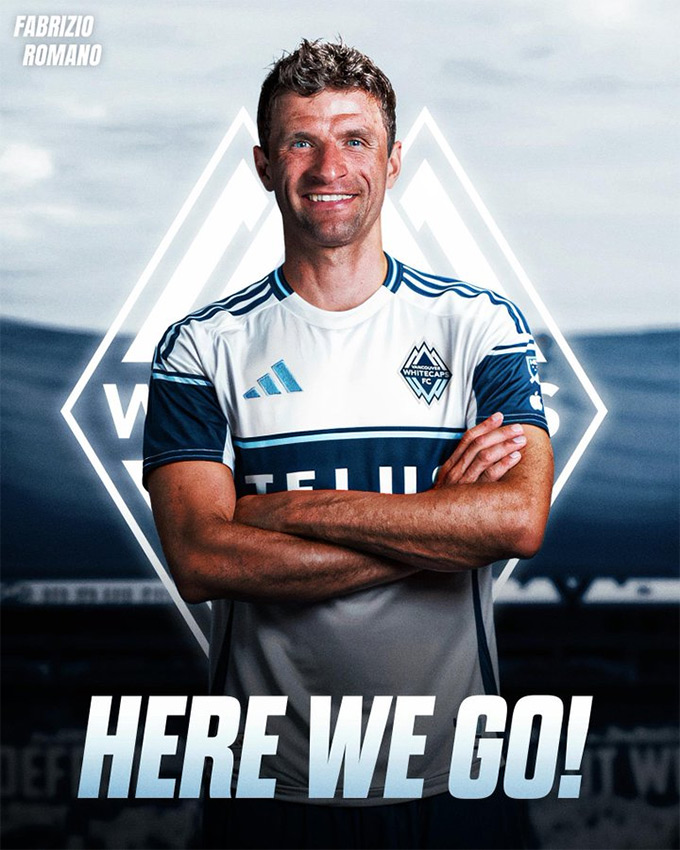 Muller sẽ khoác áo Vancouver Whitecaps