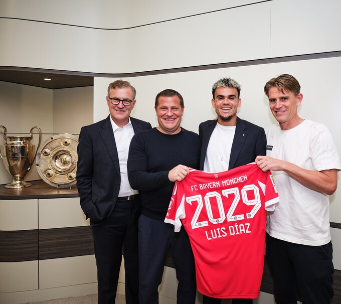 Luis Diaz gia nhập Bayern Munich theo bản hợp đồng đến năm 2029.