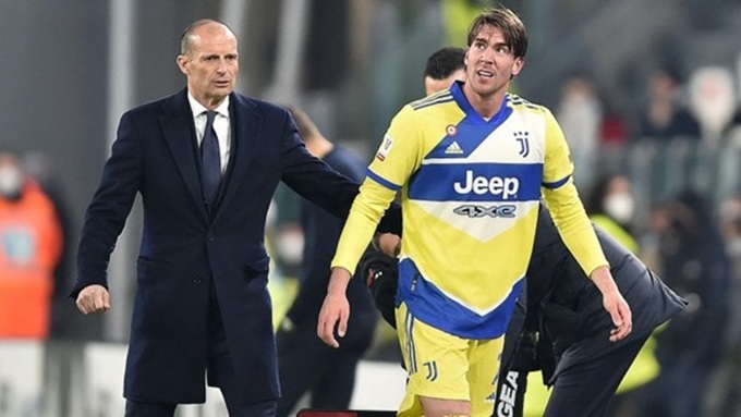 Allegri muốn tái hợp cậu học trò cũ Vlahovic ở Milan