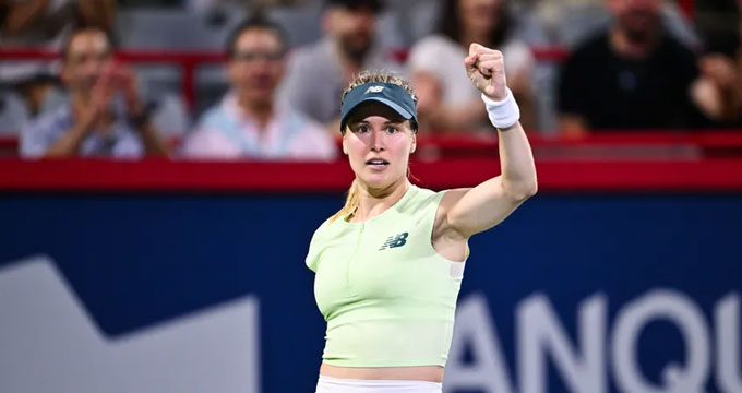 Bouchard đánh bại Emiliana Arango để vào vòng 2 Canadian Open 2025
