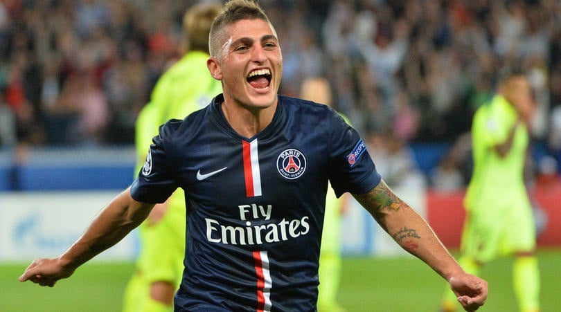 Verratti trong màu áo PSG