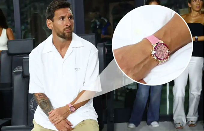 Messi sở hữu chiếc Rolex Daytona "Barbie"