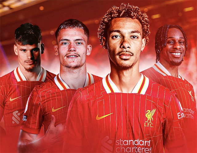 Liverpool chiêu mộ hàng loạt tân binh đình đám trong Hè này