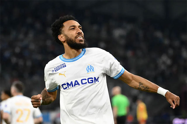 Aubameyang từng chơi rất hiệu quả khi ghi được tới 30 bàn/51 trận cho Marseille ở mùa 2023/24. 