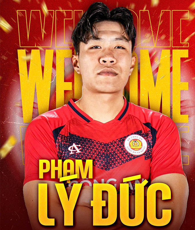 Trung vệ Phạm Lý Đức gia nhập CAHN 