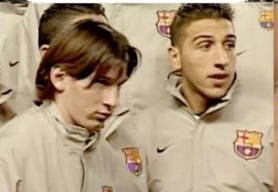 Baby khi là đồng đội của Lionel Messi tại lò La Masia