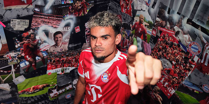 Diaz đã chính thức khoác áo Bayern