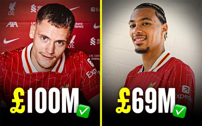Liverpool mang về 2 bom tấn lớn nhất Premier League hè này