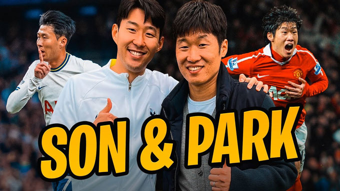 Son Heung-min và Park Ji-sung là những ngôi sao Hàn Quốc nổi bật nhất từng thi đấu tại Premier League