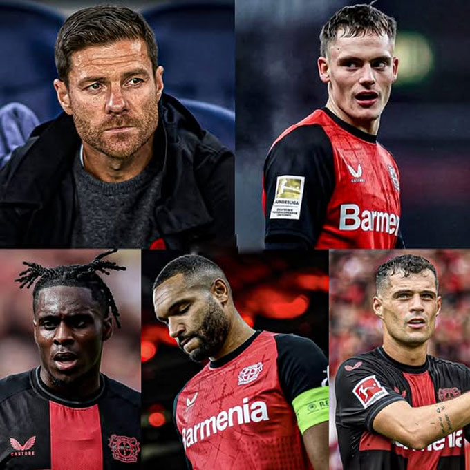 HLV Alonso cùng 4 trụ cột đã rời Leverkusen ở hè 2025