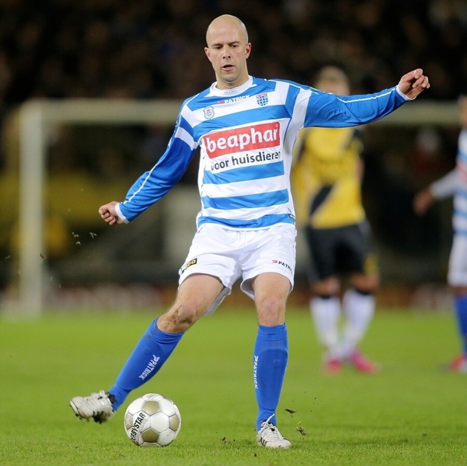 Tiền vệ Arne Slot trong giai đoạn khoác áo PEC Zwolle (2010-2013)