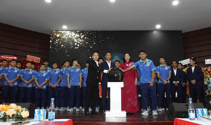 Các thành viên củas đội bóng sẽ nỗ lực hoàn thành mục tiêu đề ra. Ảnh: Phi Hải 
