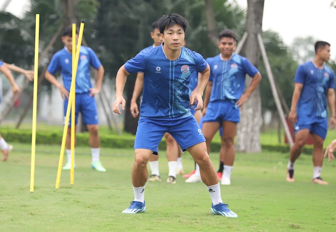 Các cầu thủ trẻ PVF-CAND đang rất háo hức khi được tham gia V.League. Ảnh: PVF