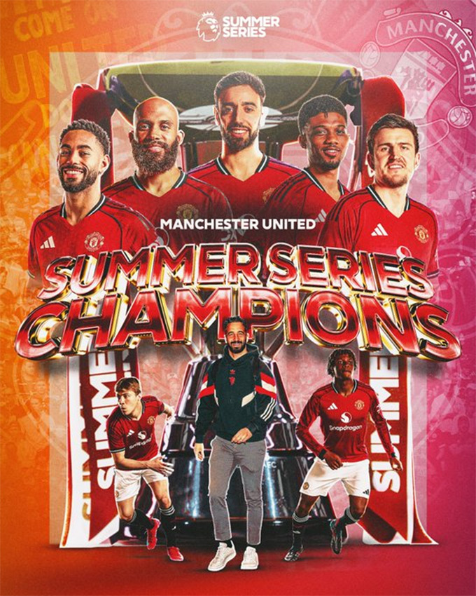 MU trở thành nhà vô địch Premier League Summer Series 2025