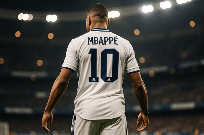 Mbappe sẽ khoác áo số 10 của Real Madrid mùa 2025/26