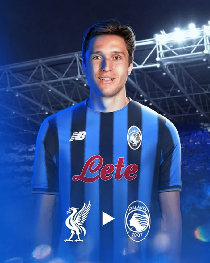 Chiesa cũng đang trên đường gia nhập Atalanta