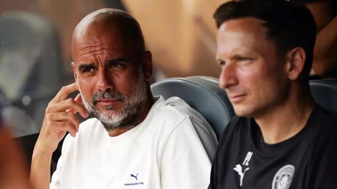 Pep Guardiola và trợ lý mới Pep Lijnders tại FIFA Club World Cup 2025.