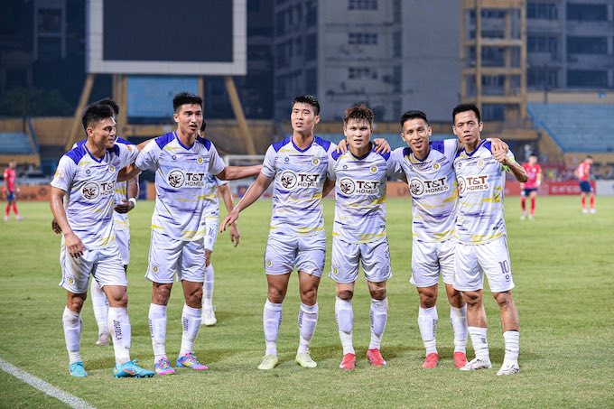 Hà Nội quyết tâm lấy lại ngôi đầu ở mùa giải 2025/26 - Ảnh: Đức Cường 