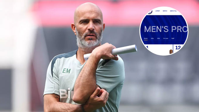 Chelsea đã xóa tên 9 cầu thủ khỏi website