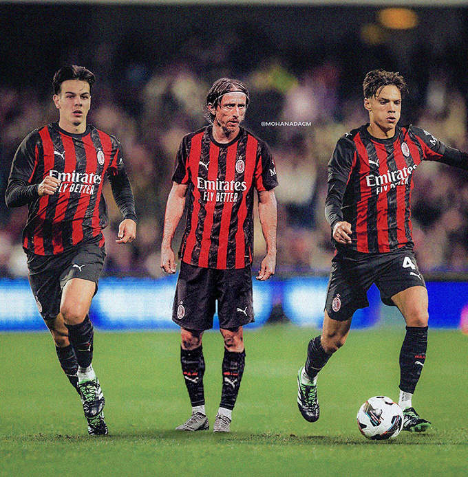 Hàng tiền vệ thay mới hoàn toàn của Milan: Jashari - Modric - Ricchi