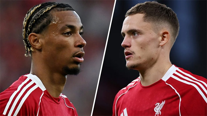 Florian Wirtz và Hugo Ekitike đã có lần đầu tiên sát cánh cùng nhau tại Liverpool