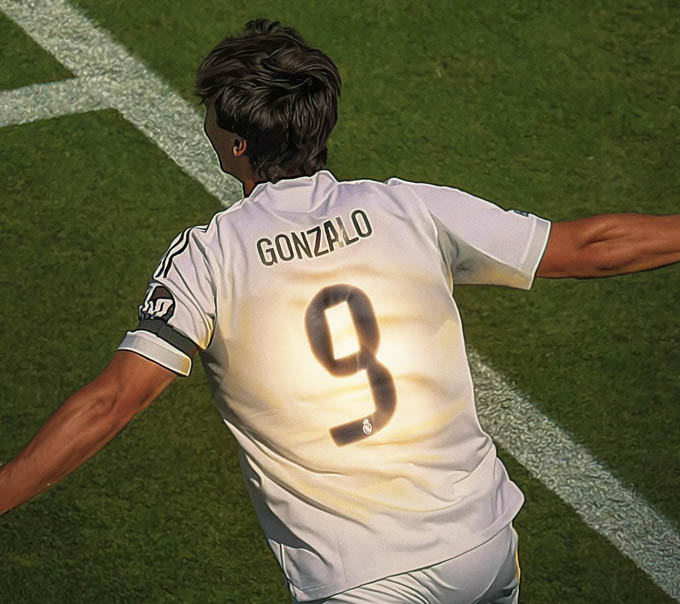 Gonzalo Garcia là số 9 mới của Real Madrid