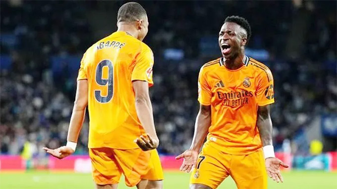 HLV Alonso sẽ phải kết hợp Mbappe và Vinicius như thế nào để hiệu quả?