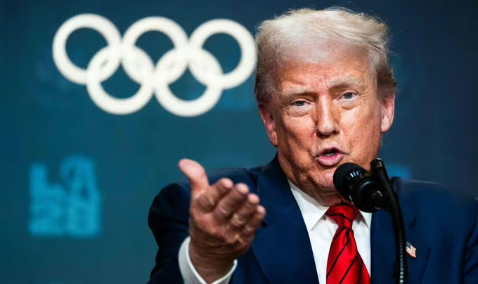 Tổng thống Mỹ Donald Trump tuyên bố sẽ yêu cầu toàn bộ nữ vận động viên tham gia Thế vận hội Olympic 2028 phải trải qua kiểm tra giới tính