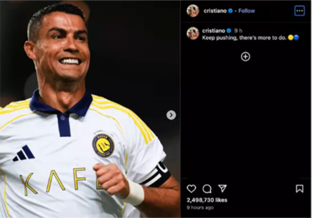 Ronaldo vẫn chơi rất hiệu quả dù đã 40 tuổi