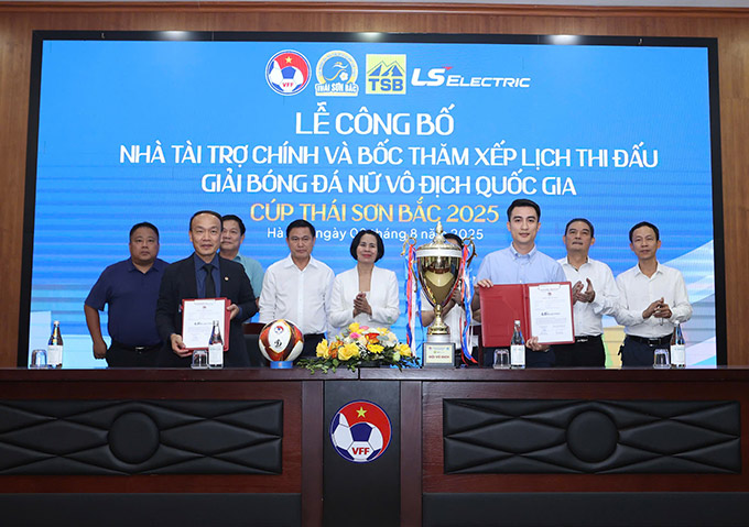 Giải bóng đá nữ Vô địch Quốc gia - Cúp Thái Sơn Bắc 2025 có 6 đội tham dự - Ảnh: Đức Cường