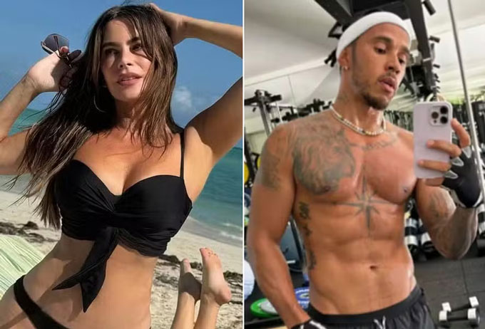 Sofia Vergara cặp kè với Lewis Hamilton