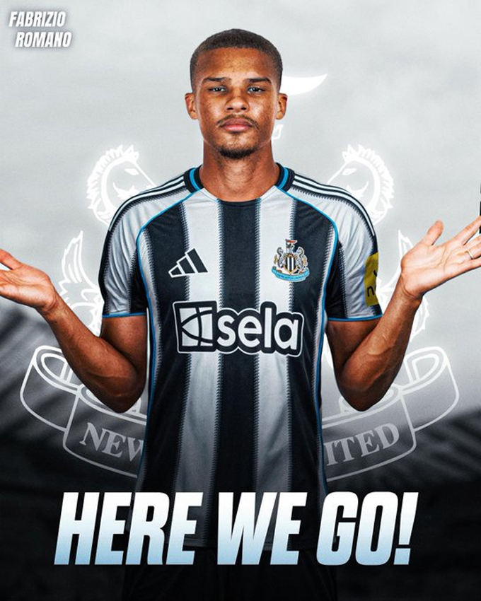 Romano xác nhận Newcastle mua xong Thiaw