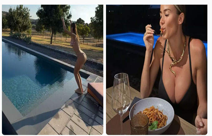 Diletta Leotta khoe cuộc sống xa hoa
