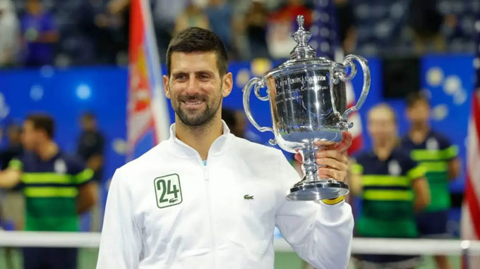 Djokovic đang miệt mài tập luyện để chuẩn bị cho US Open