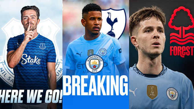 3 cầu thủ tấn công của Man City đang trên đường rời CLB