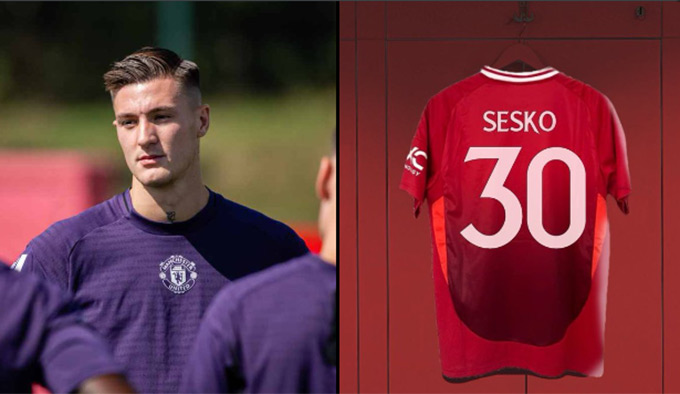 Sesko sẽ mặc áo số 30 tại MU