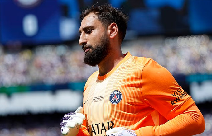 Donnarumma bị gạch tên ở đội hình PSG đá Siêu cúp châu Âu