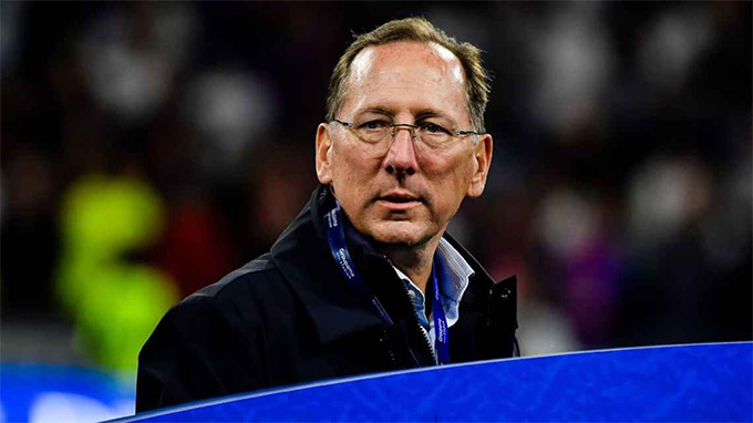 John Textor nắm giữ 43,9% cổ phần của Crystal Palace cũng như một phần cổ phần của Lyon
