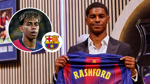 Rashford đang chơi cho Barca theo dạng cho mượn